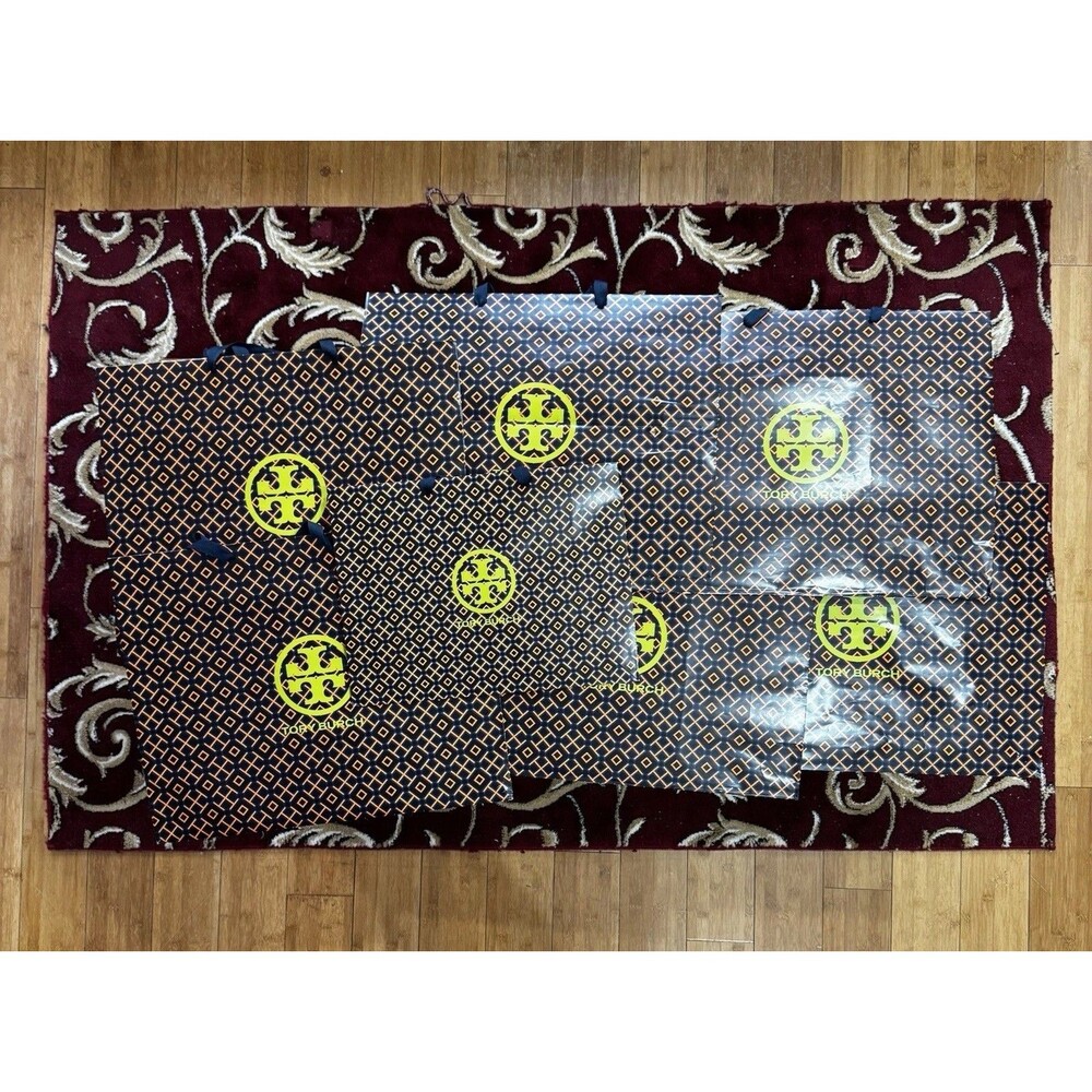 Tory Burch Large Paper Bag Gift Shopping Tote Bag Authentic 16 x 12" x 6"